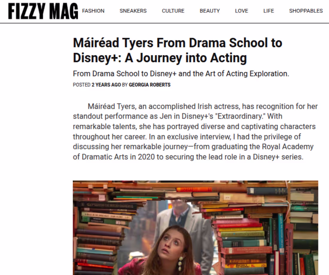 Cover image for An article I had the