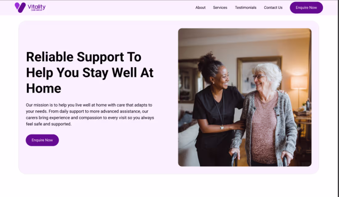 Cover image for A responsive website developed under