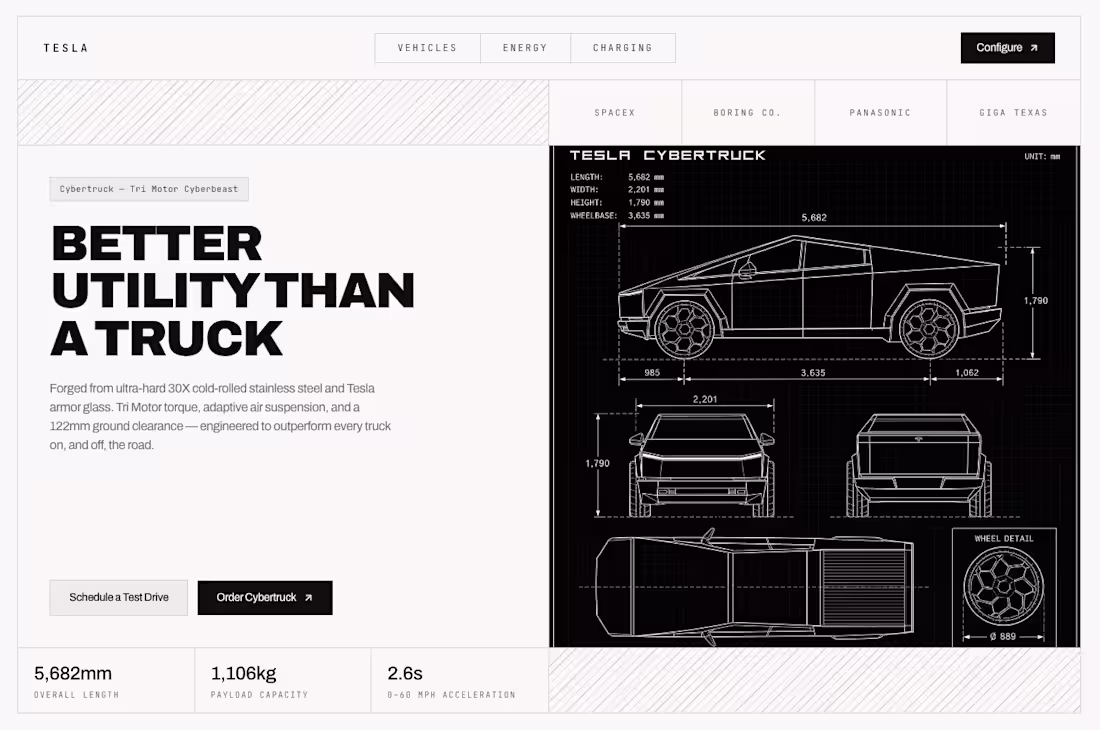 Cover image for Tesla Cybertruck Design Concept