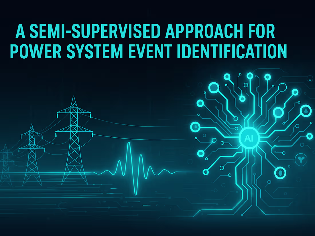 Cover image for Semi-Supervised Event Identification in Electric Power Systems