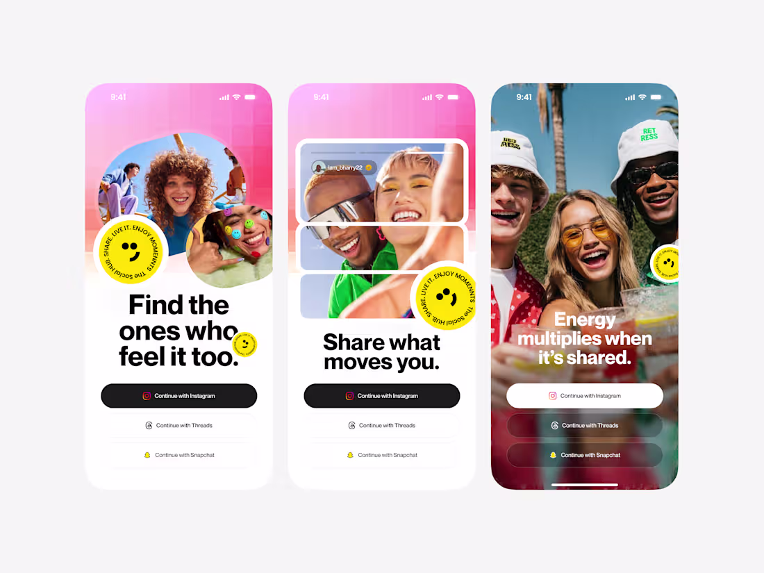 Cover image for Social App Mobile Onboarding 