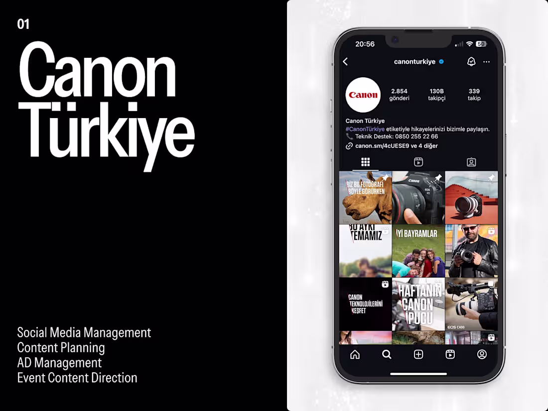 Cover image for Community & Content Management for Canon Türkiye