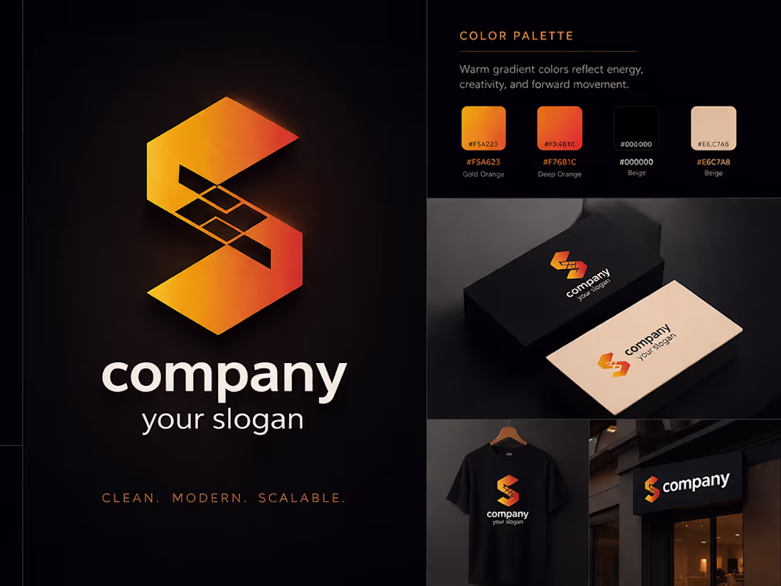 Cover image for Geometric "S" Logo Mark