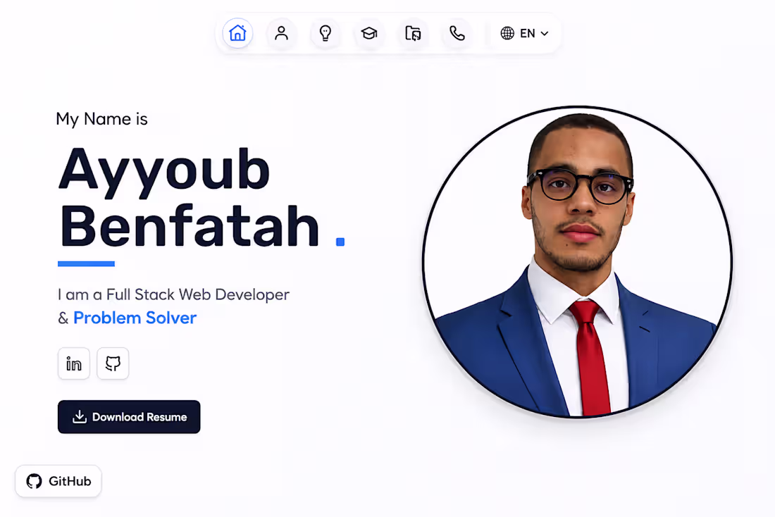Cover image for My portfolio Website 💯 