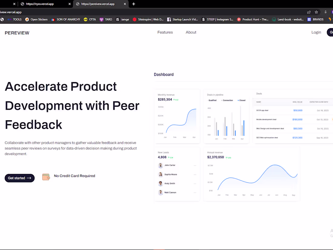 Cover image for PEREVIEW WEBSITE