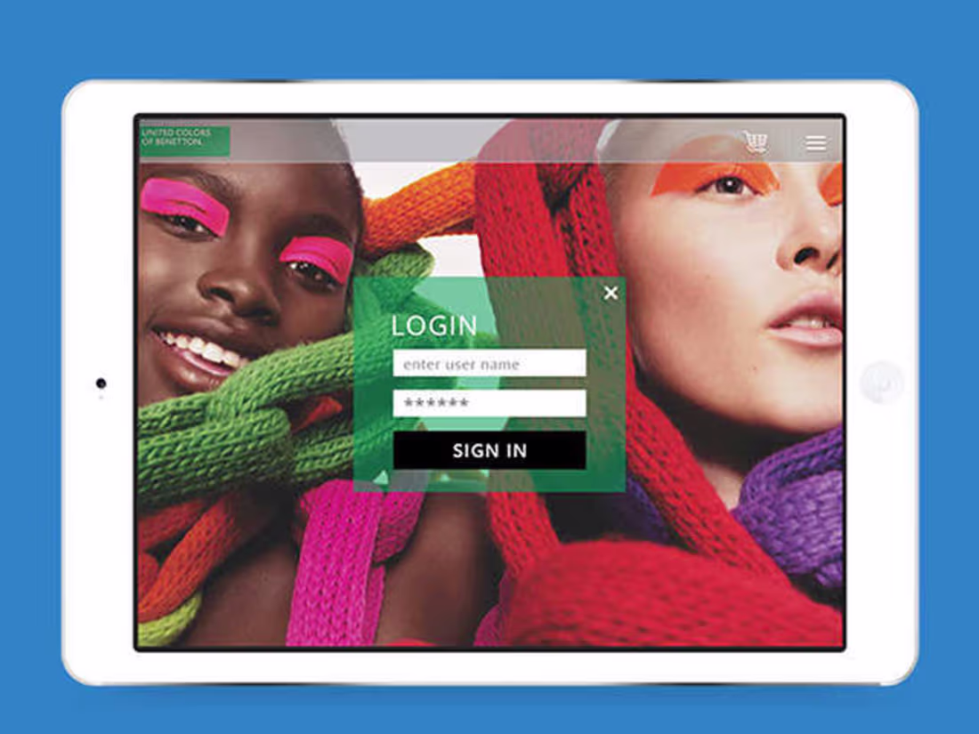 Cover image for United Colors of Benetton's iPad App
