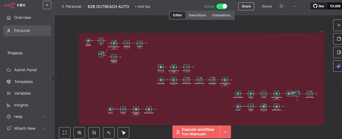 Cover image for n8n Enterprise B2B Sales Automation System