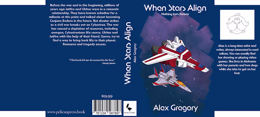 Cover image for Fanfiction Book Jacket design for