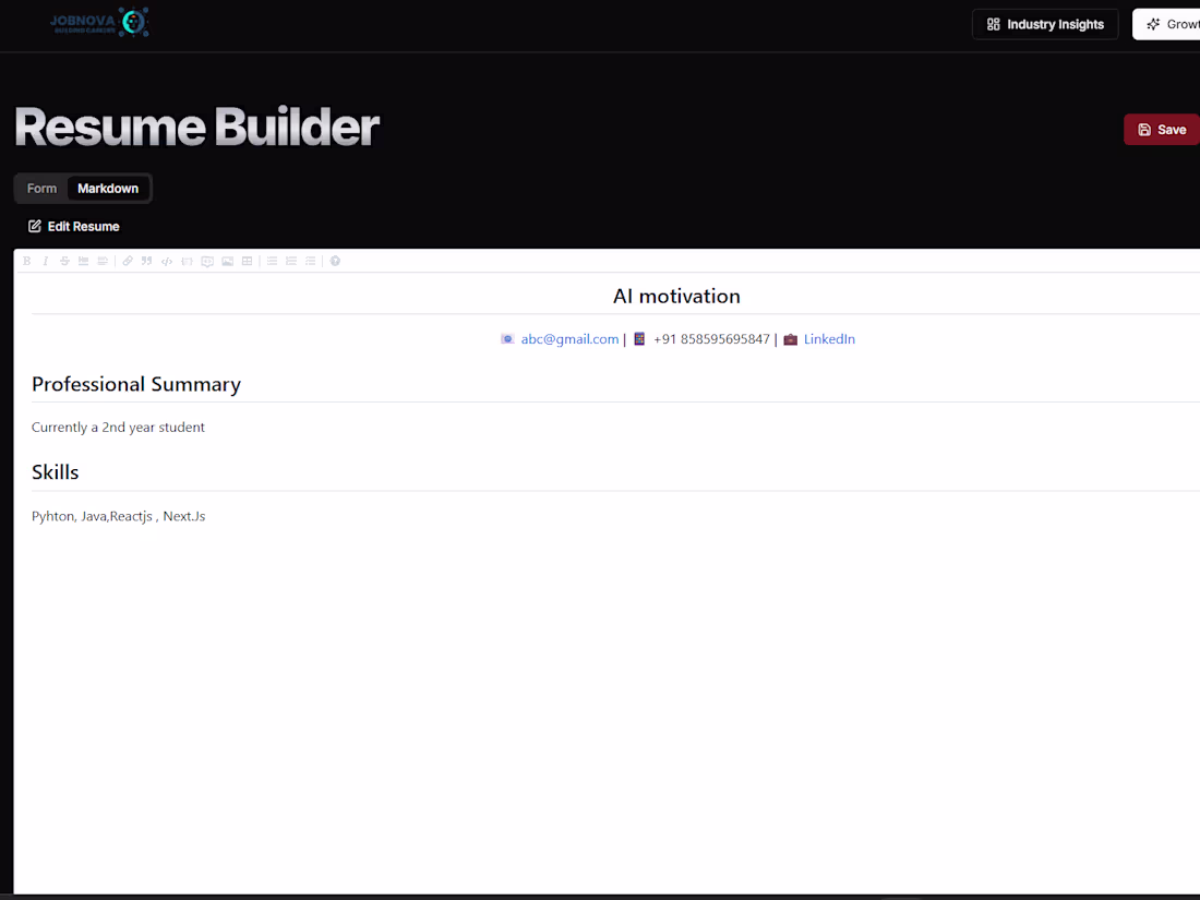 Cover image for Built an AI-powered career guidance
