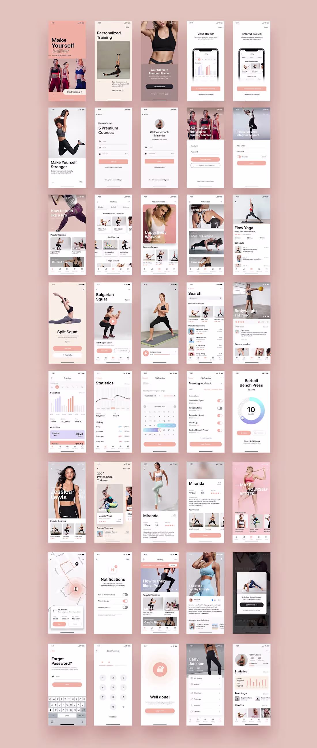Cover image for Women fitness mobile app