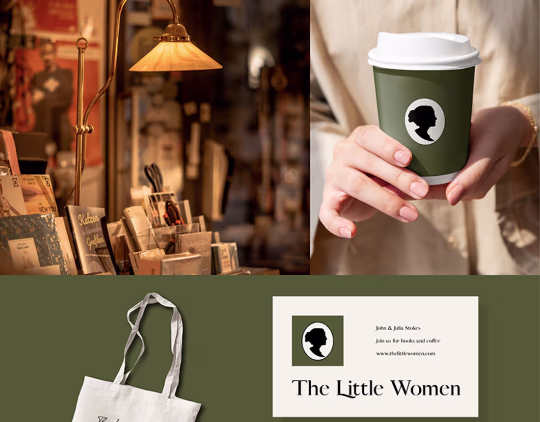 Cover image for The Little Women Bookstore | Behance