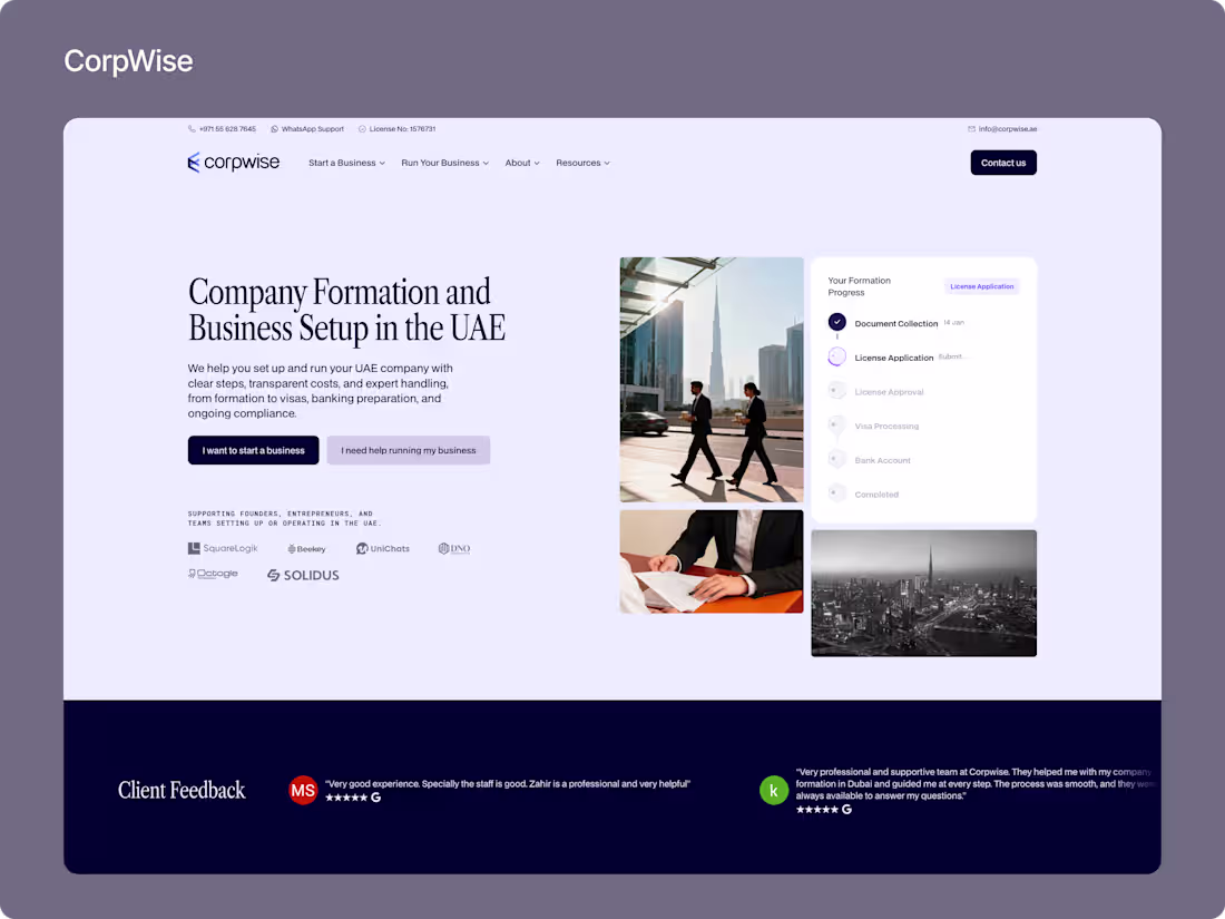 Cover image for Developed a website with a