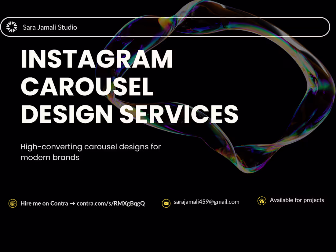 Cover image for Startup Pitch Deck & Instagram Carousel Design in Canva