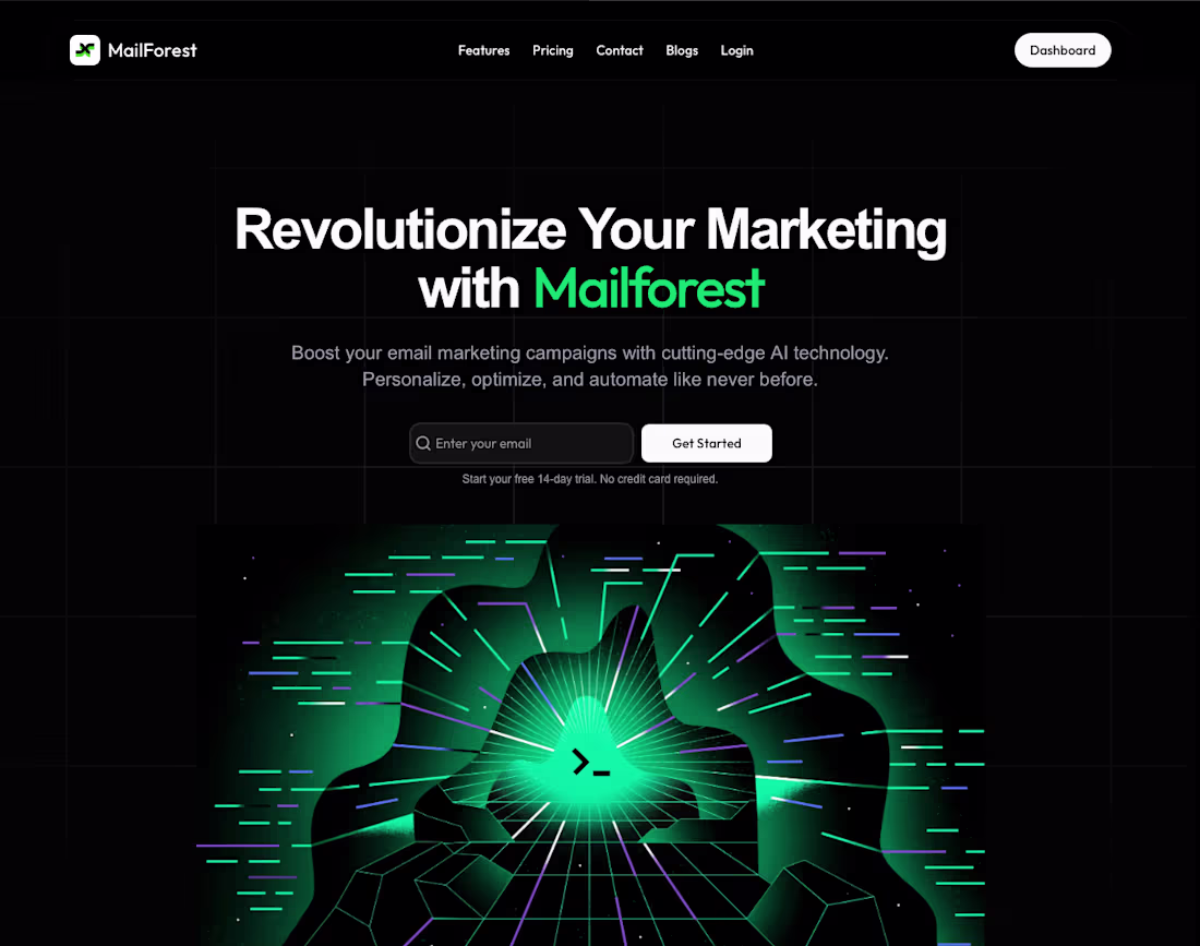 Cover image for A quick tour of the MailForest dashboard! This shot highligh...