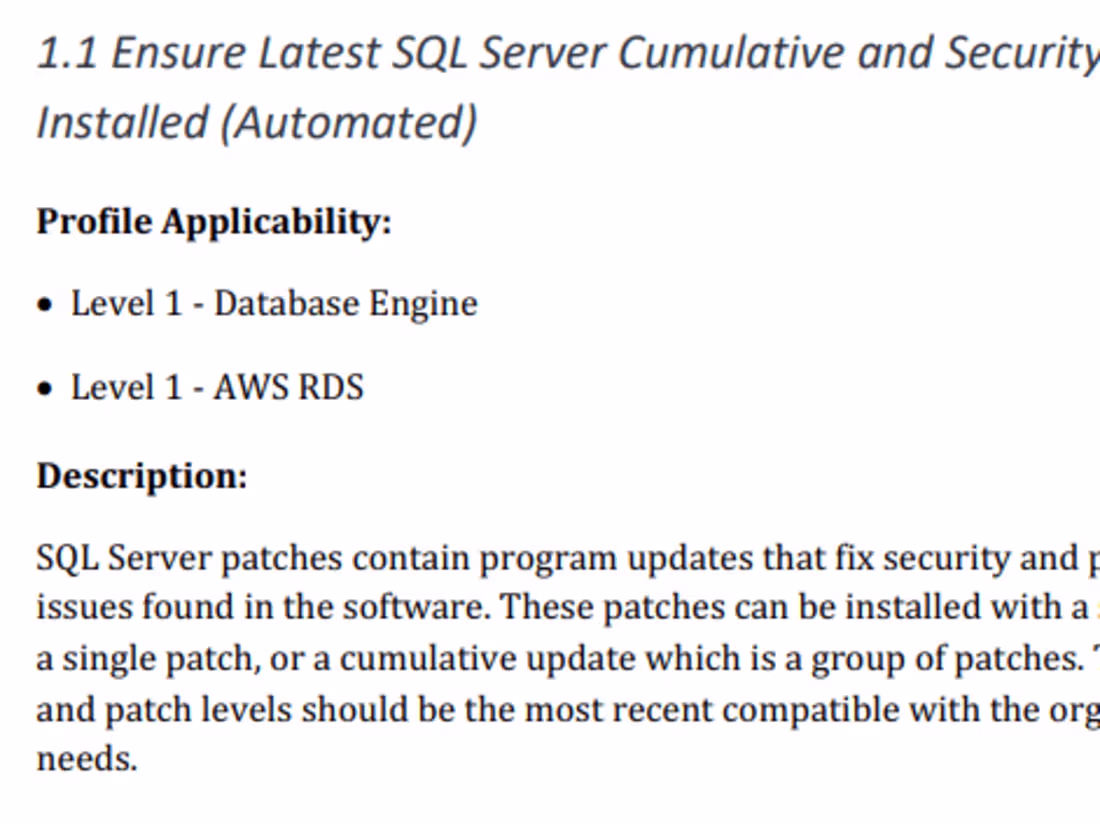 Cover image for Automated CIS Benchmarking