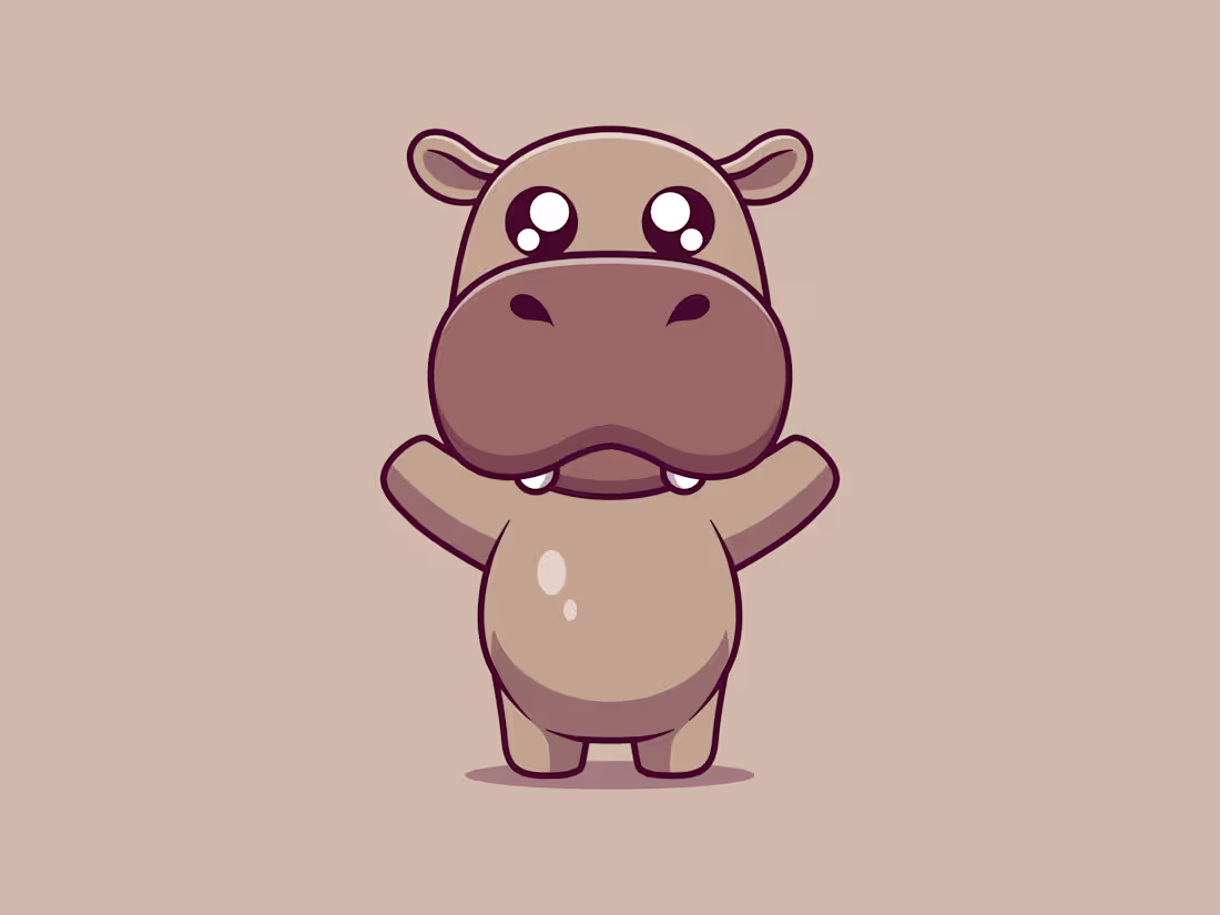 Cover image for Cute Hippo