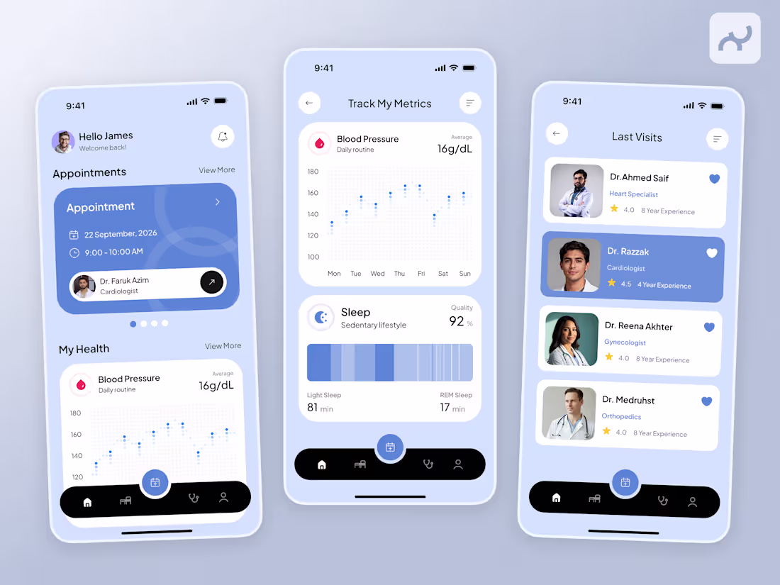 Cover image for Patient health management application
