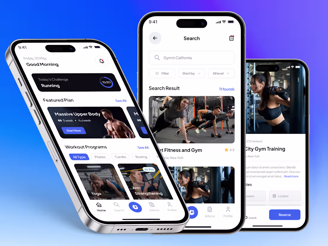 Cover image for Modern App UI/UX Design with Wireframe & Prototype