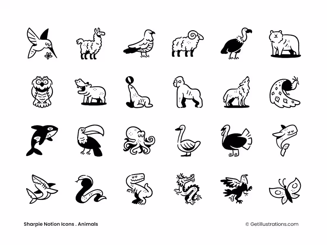 Cover image for Sharpie Notion Icons Pack
