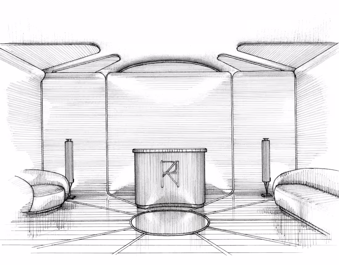Cover image for Interior design illustration of a recording studio