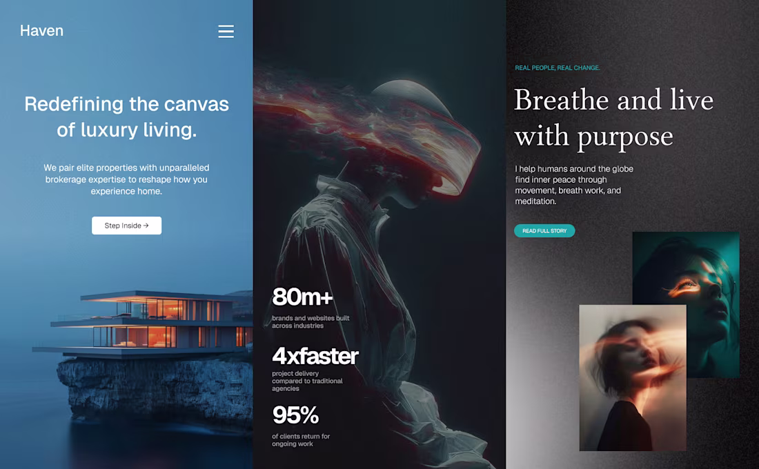 Cover image for I build Framer landing pages designed around