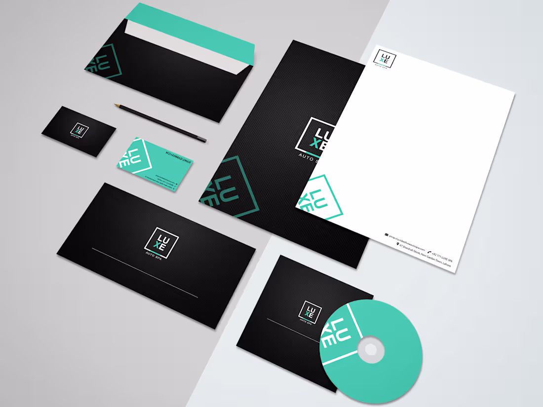 Cover image for Brand Identity Design for LUXE Auto Spa