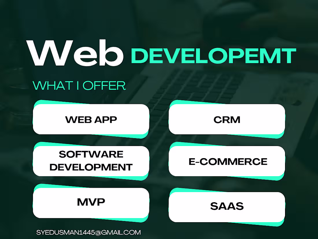 Cover image for Web App development