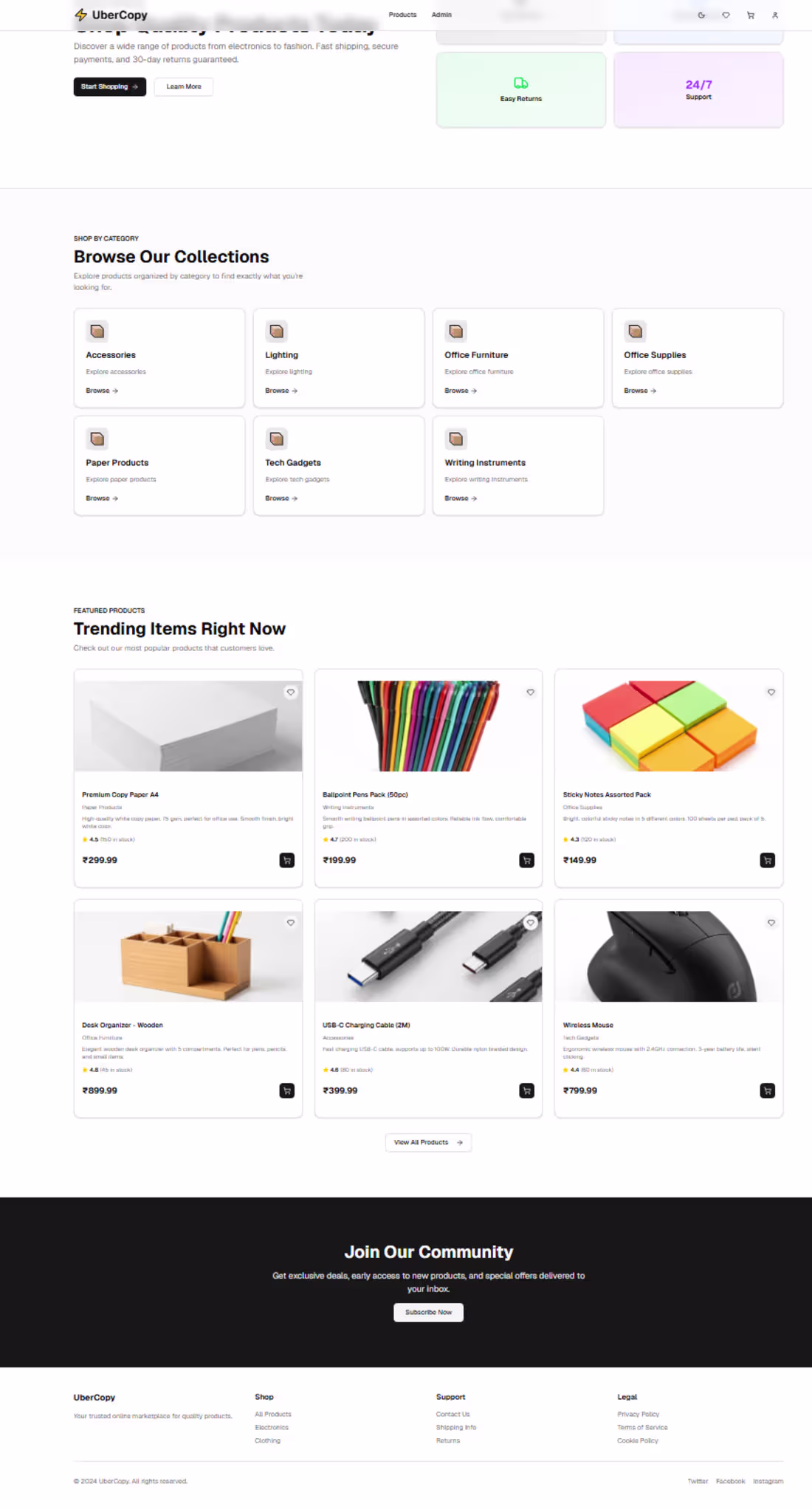 Cover image for UberCopy – Full Stack E-Commerce