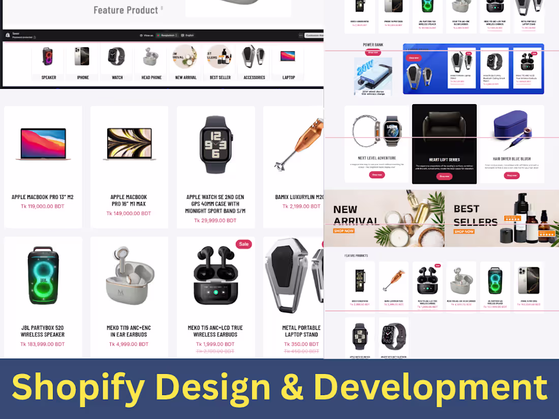 Cover image for I am a Professional Web & Shopify Store Designer