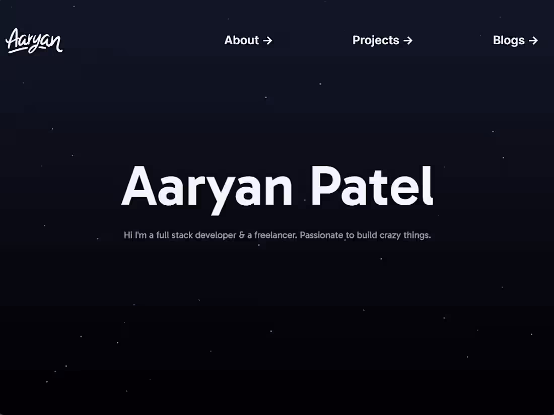 Cover image for Portfolio website