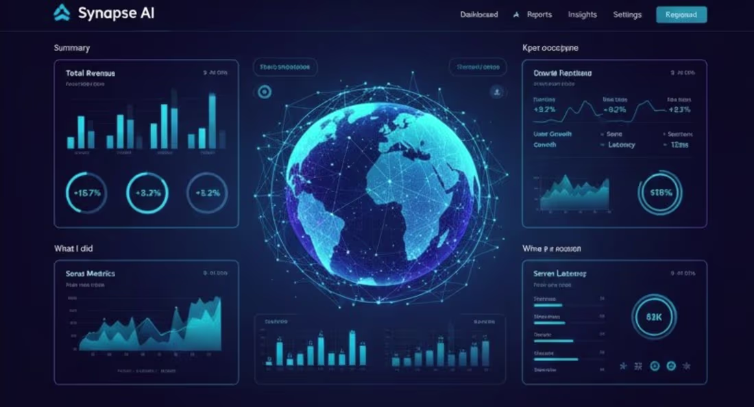 Cover image for Premium Tech Landing Page Modern dark-mode landing page desi...