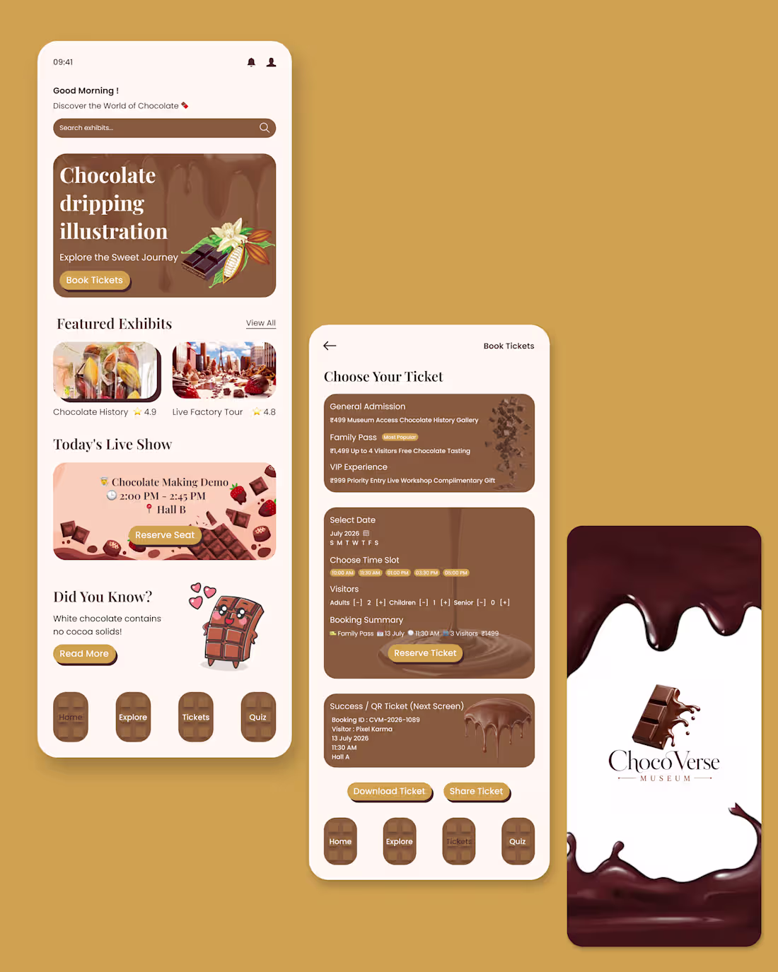 Cover image for ChocoVerse Museum – Android UI