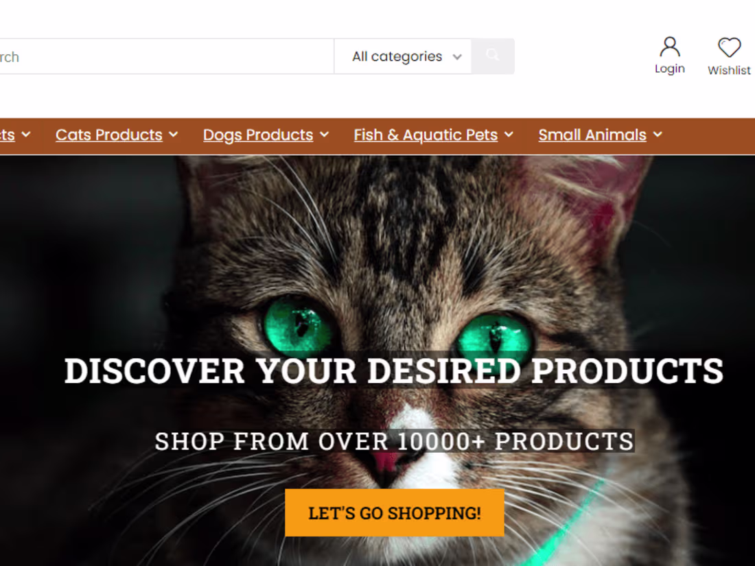 Cover image for Fish Food, Pet Food, Accessories, and Products Online 