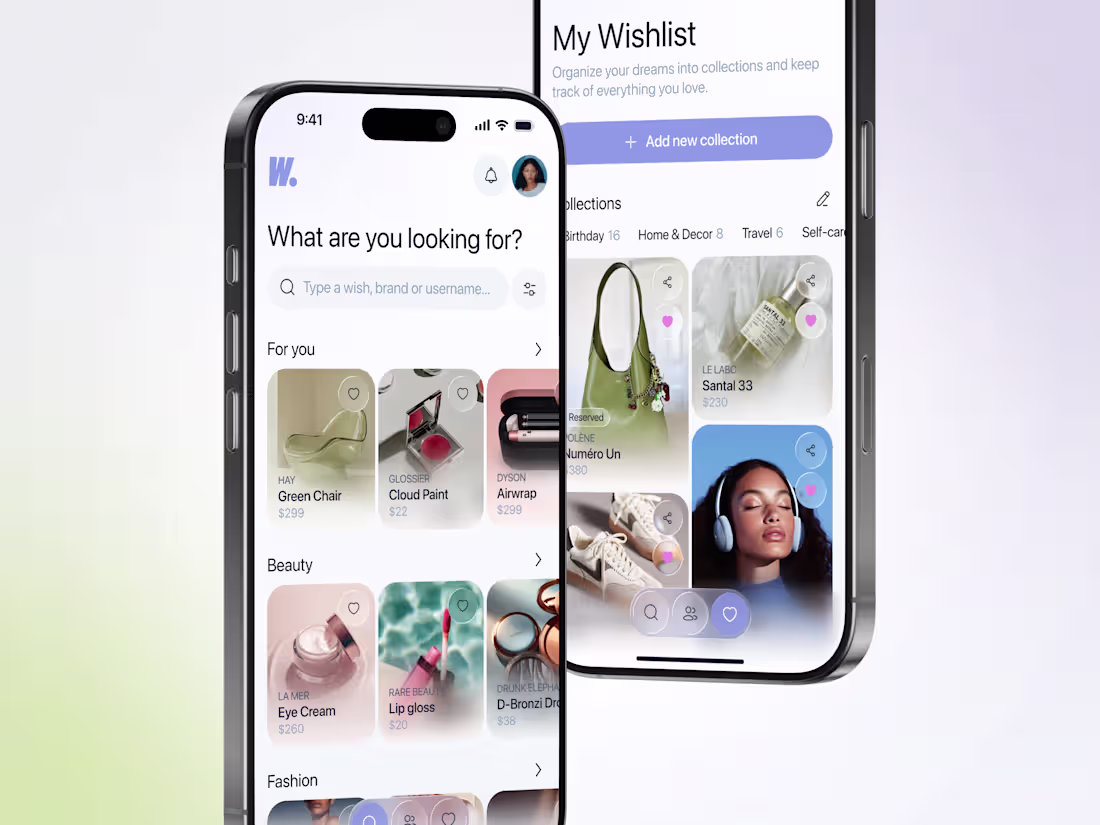 Cover image for Wishlist Mobile App Concept