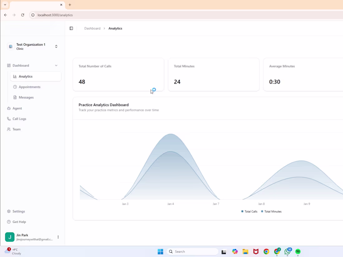 Cover image for Voice AI Saas for Dental Clinics (Livekit)