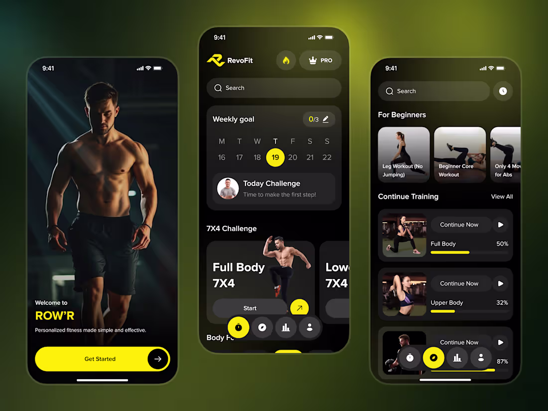 Cover image for Smart Workout & Fitness Mobile