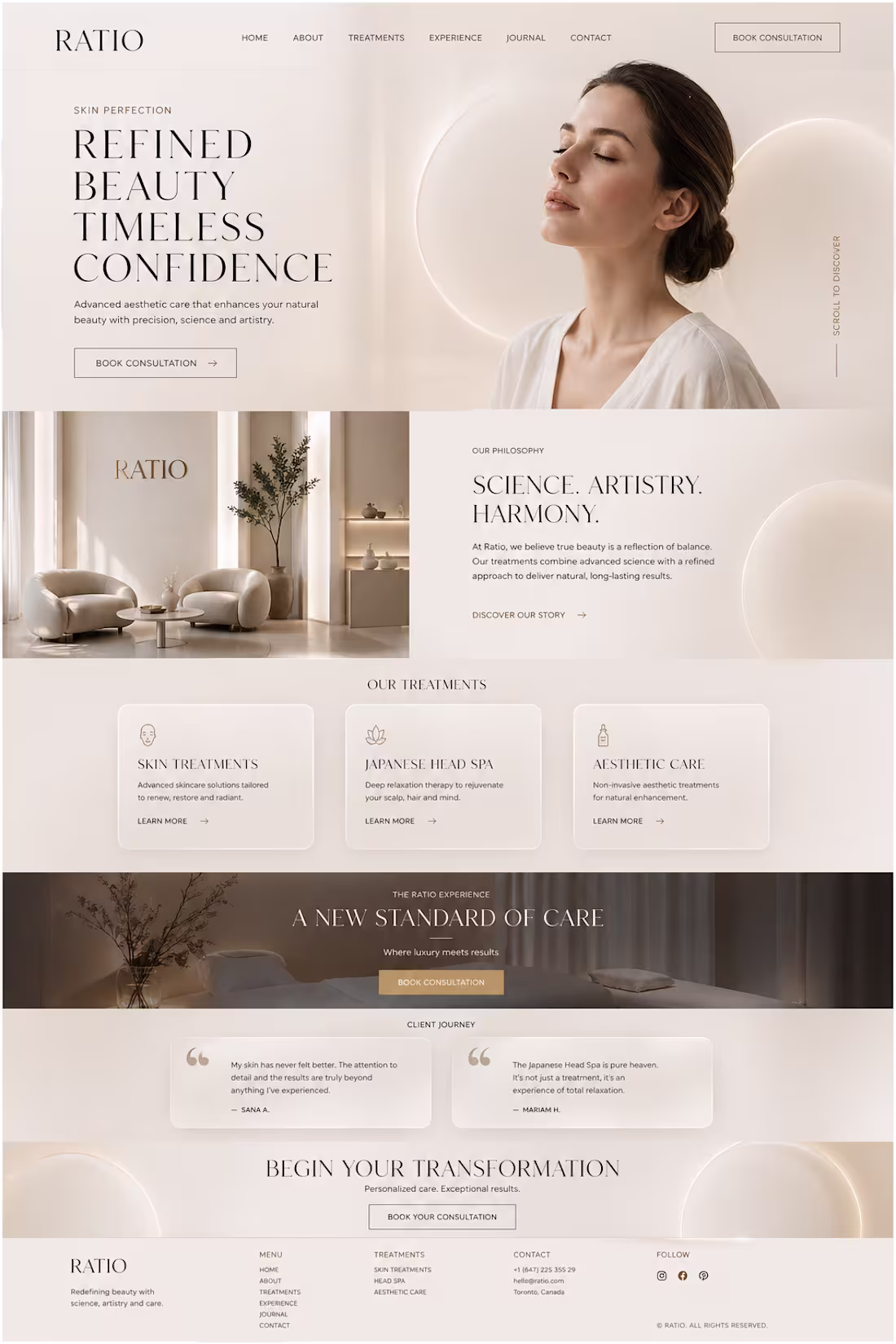 Cover image for Premium Aesthetics Website Design 