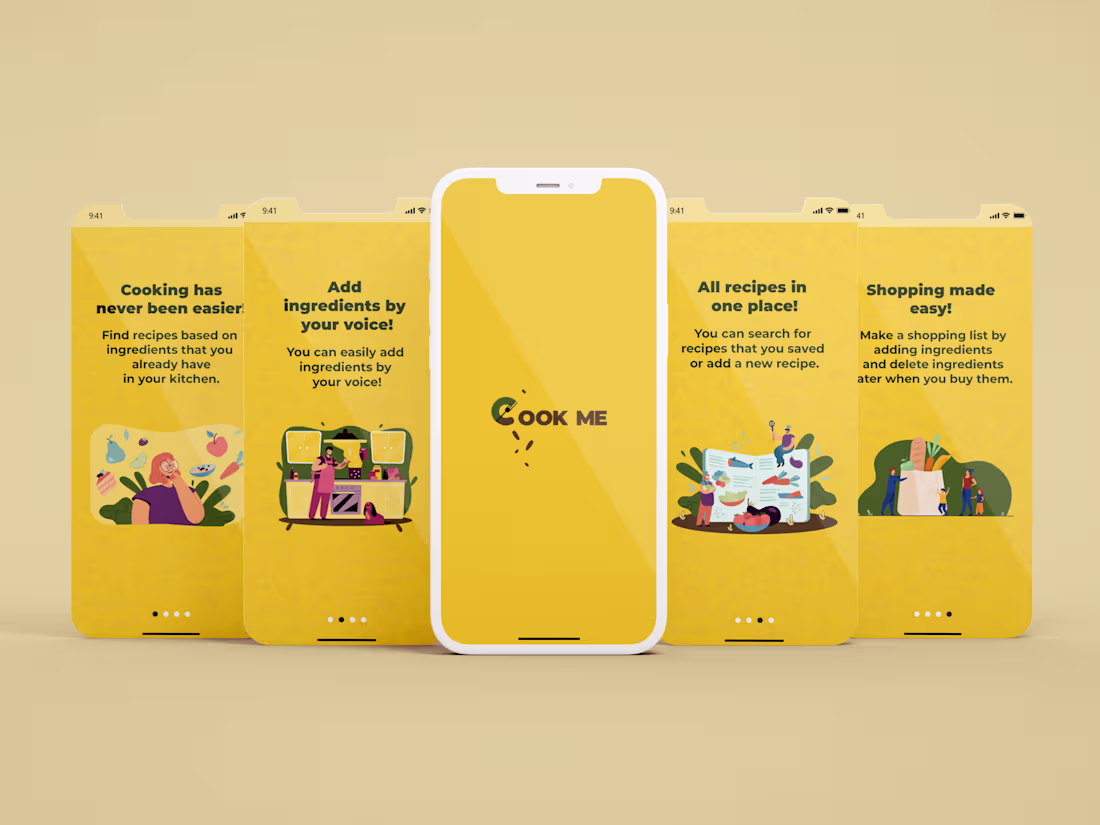 Cover image for Cook Me | UX/UI case study