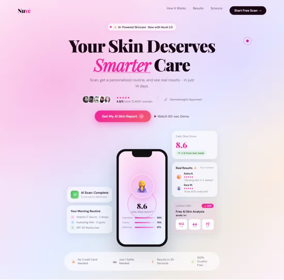 Cover image for AI Skincare & Beauty SaaS