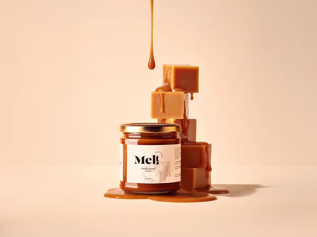 Cover image for MELT Caramel Sauces | Branding