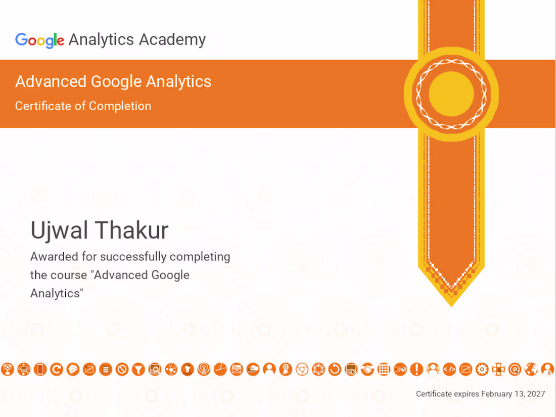 Cover image for Advance Google Analytics 