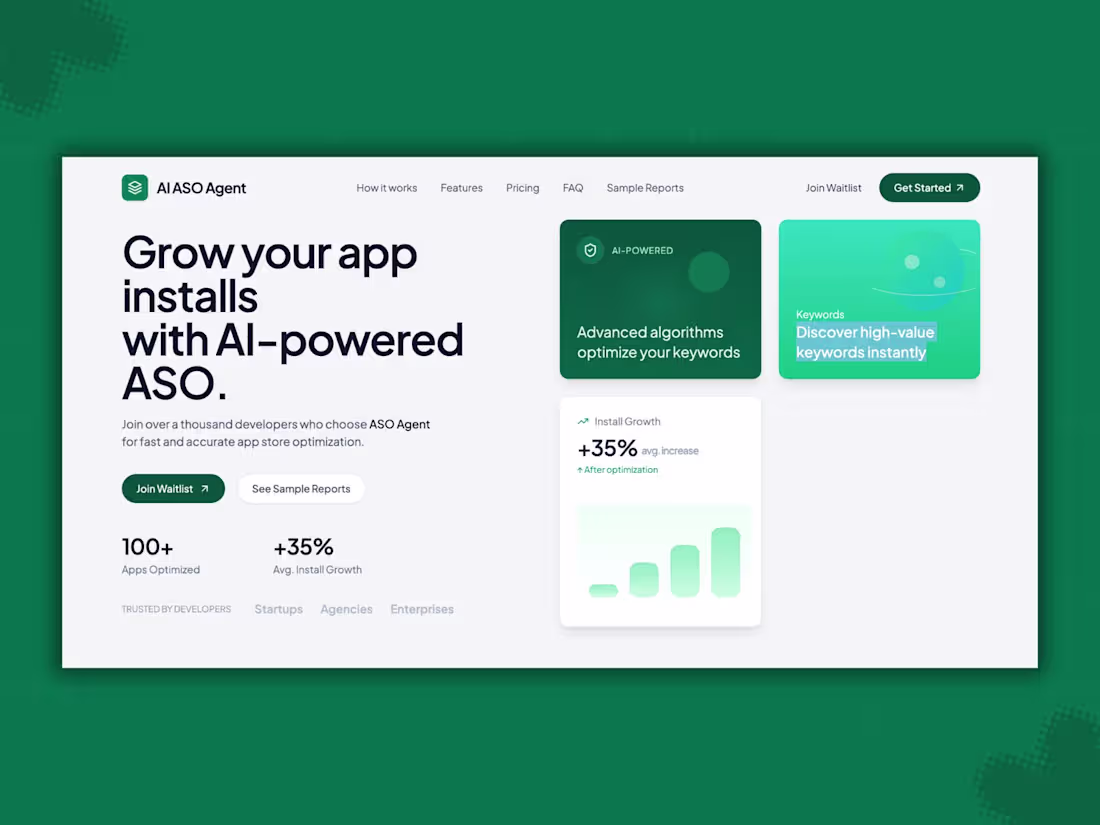 Cover image for AI ASO Agent for App Store Optimization