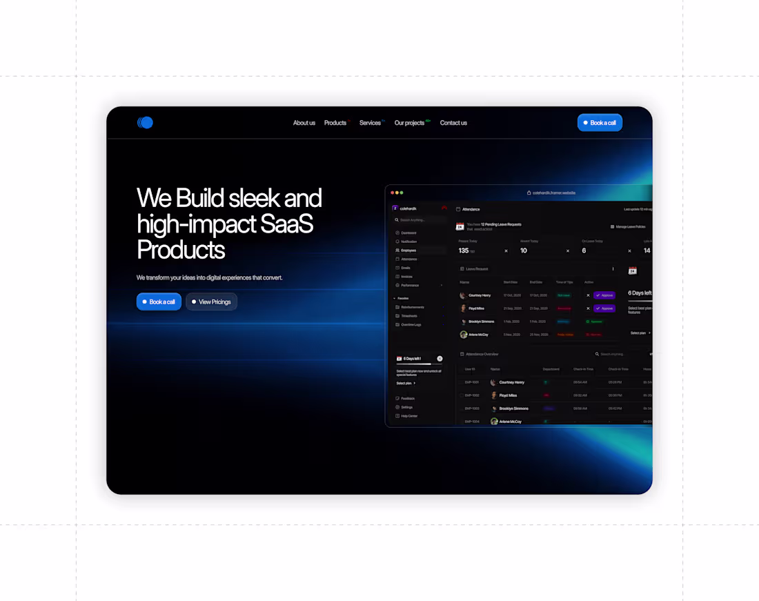 Cover image for I design clean SaaS websites and products, Hire me 🚀
