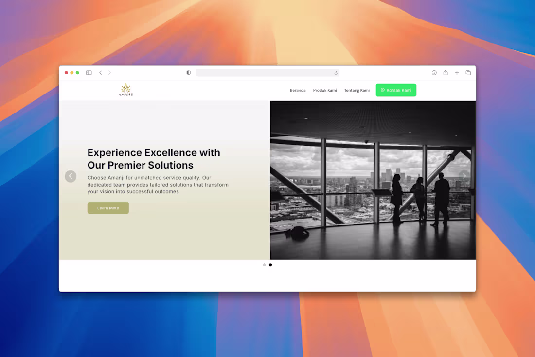 Cover image for Amanji Website