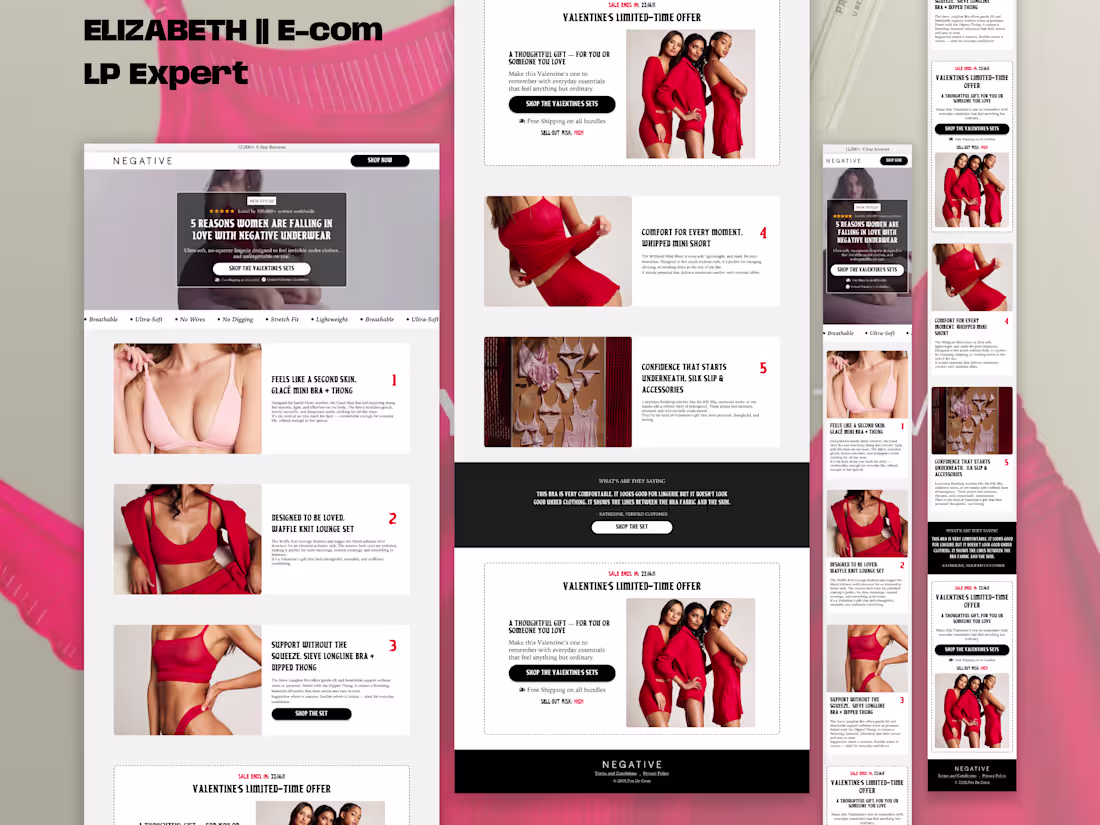 Cover image for  Listicle Landing page Design