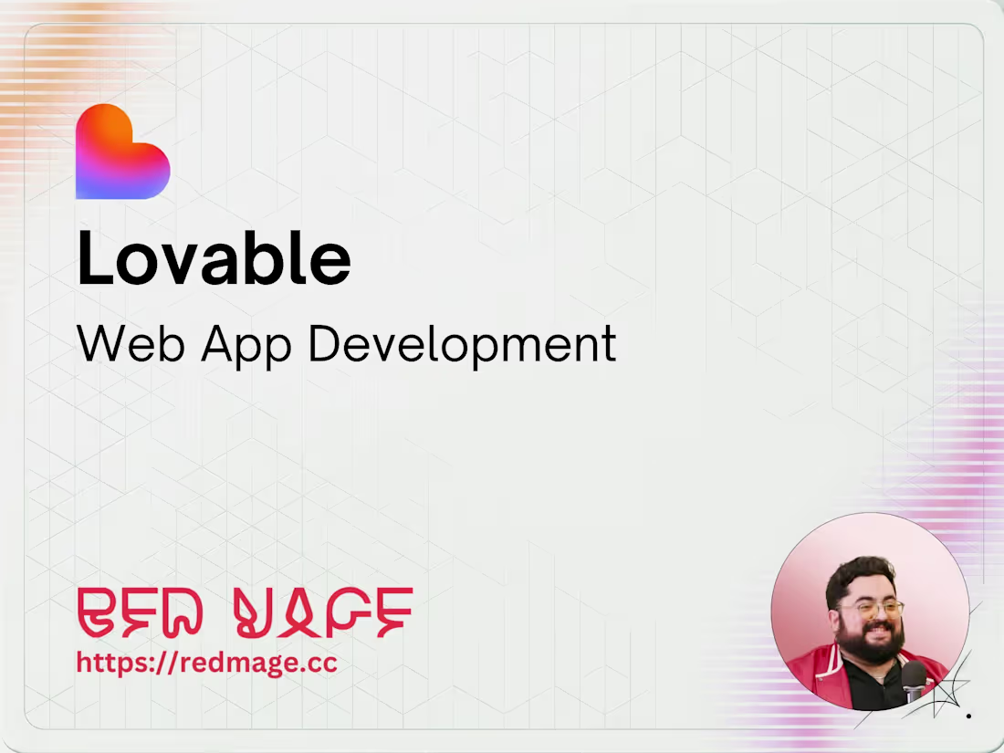 Cover image for Lovable – Web App Development