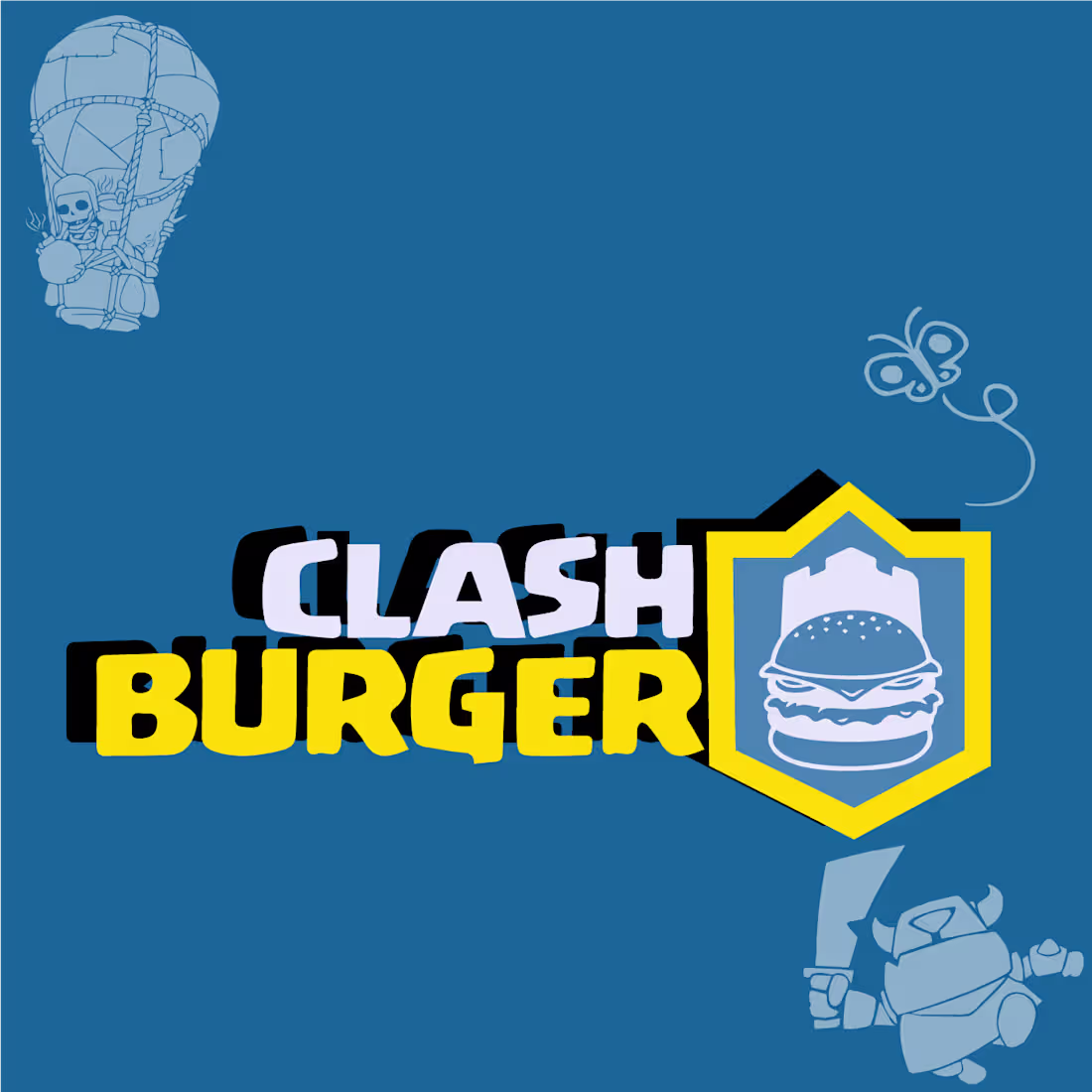 Cover image for clash burger| كلاش برجر :: Behance