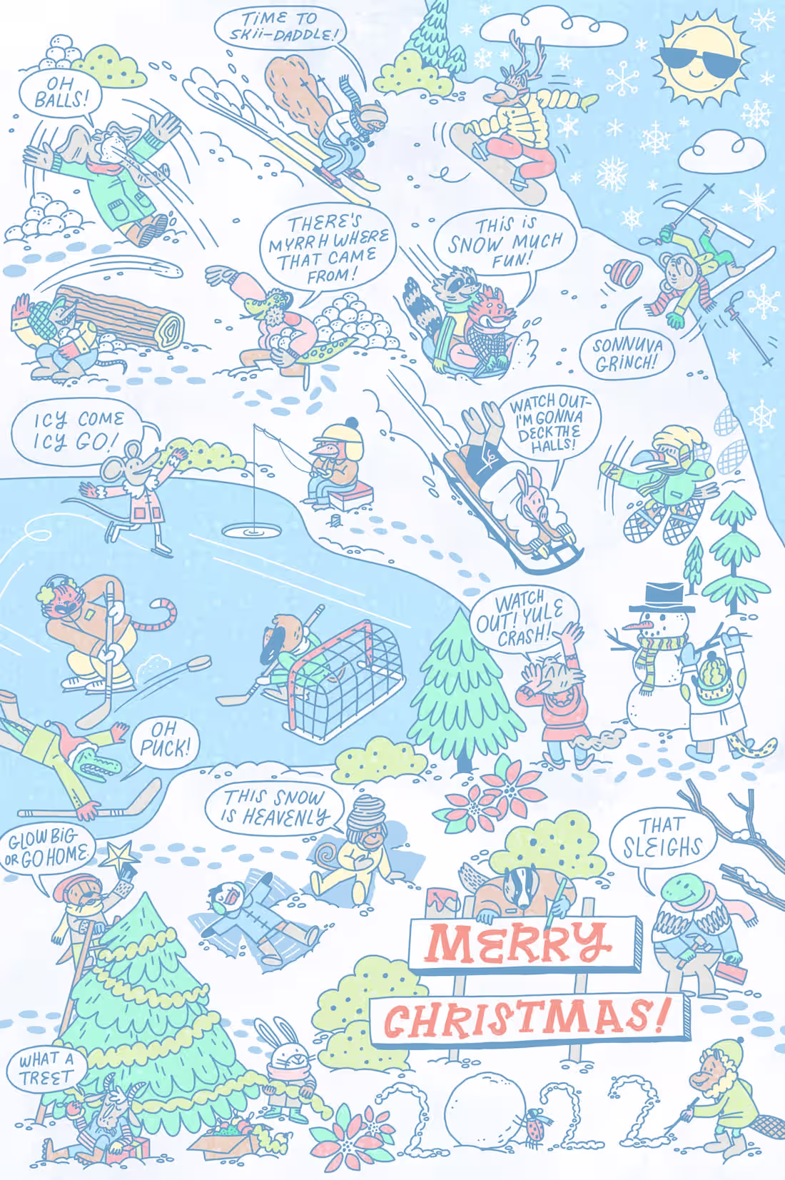 Cover image for Christmas Puzzle Illustration