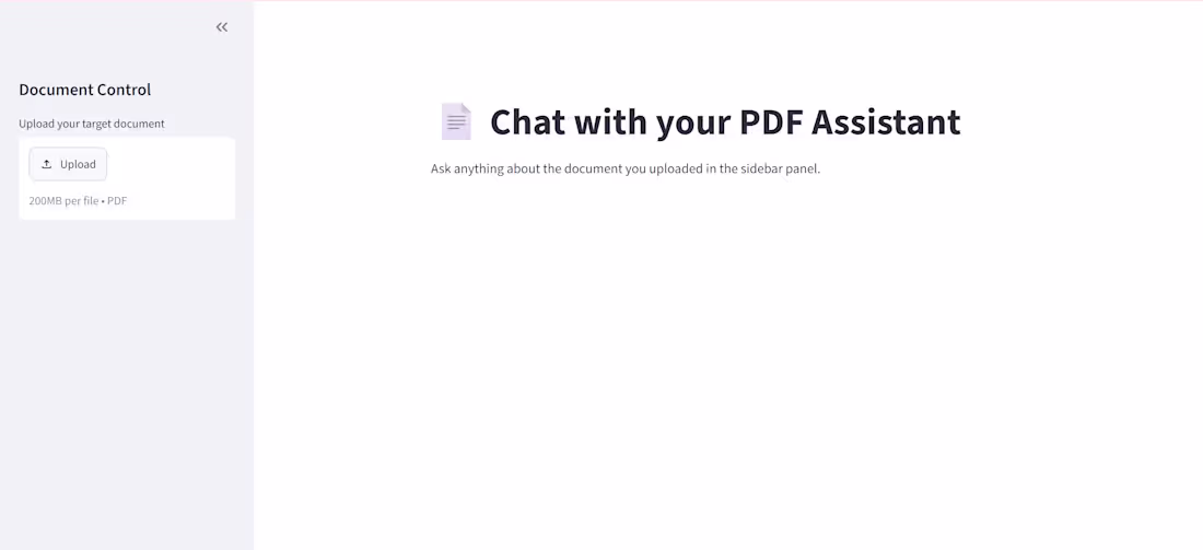 Cover image for InteractDocs
Title: RAG-Powered PDF Analyzer —