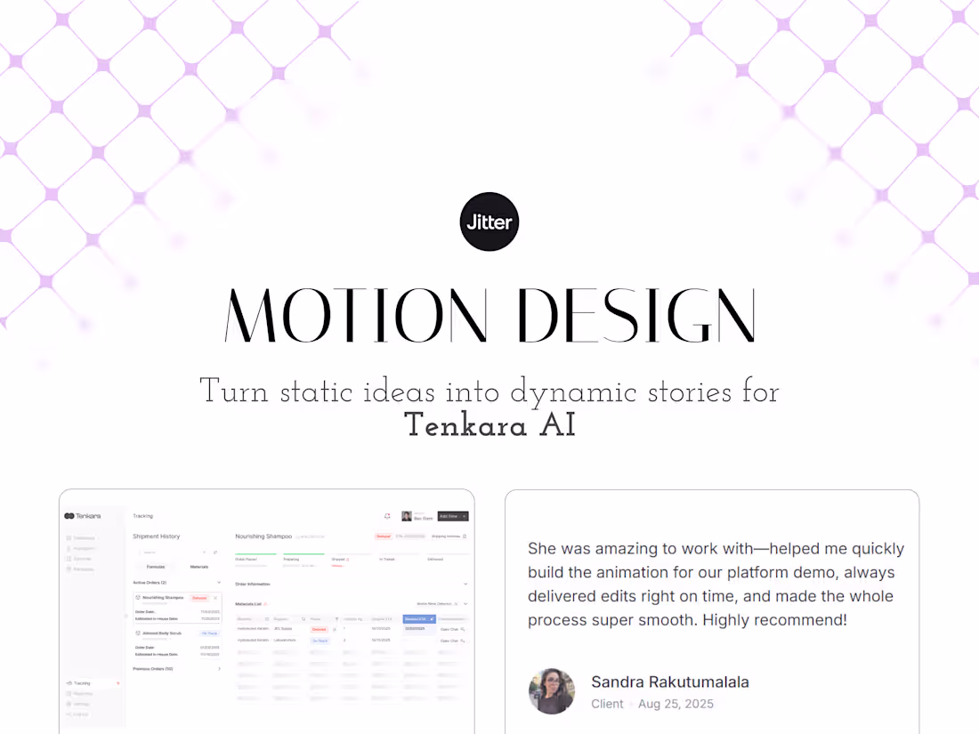 Cover image for Tenkara AI Product Animations